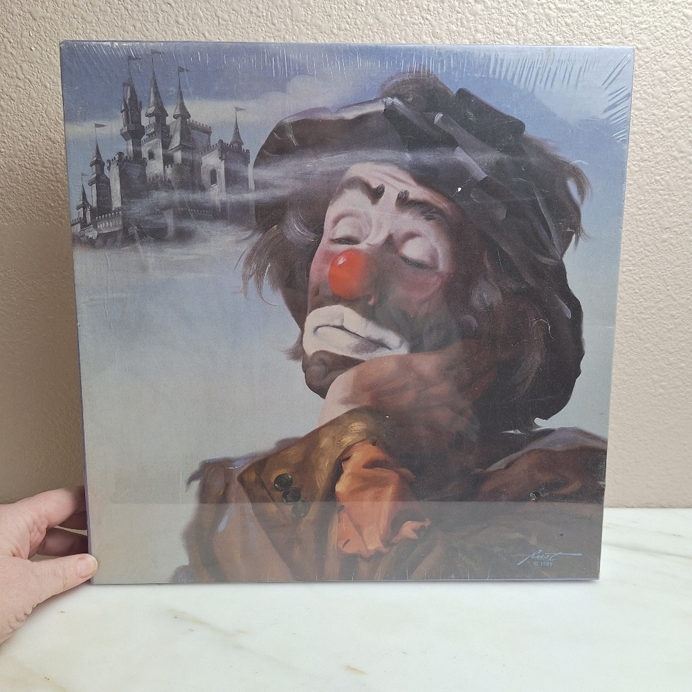 NIB Vtg Emmett Kelly Jr "HOBO HEAVEN" 1990 550 pcs Puzzle